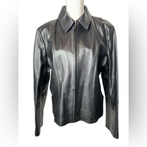 Chadwicks Women's Black Leather Jacket #222